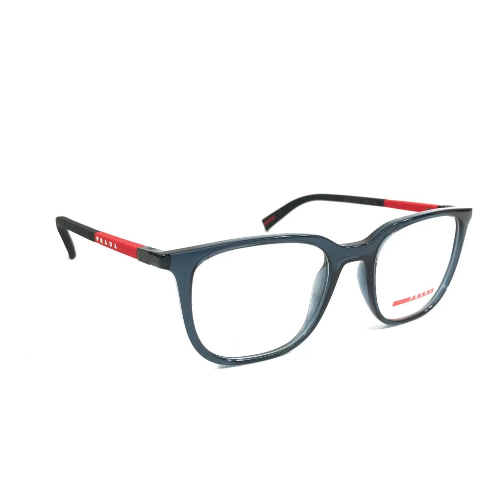 Prada Linea Rossa Eyeglasses Frames VPS04R CZH-1O1 Transparent Blue 50-19-145